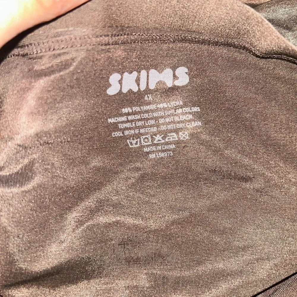 NEW Skims sheer sculpt high waisted thong